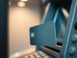 Jak włożyć kartę do bankomatu?